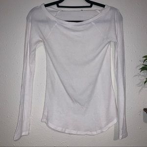 Urban Outfitters Boat Neck Long Sleeved Top